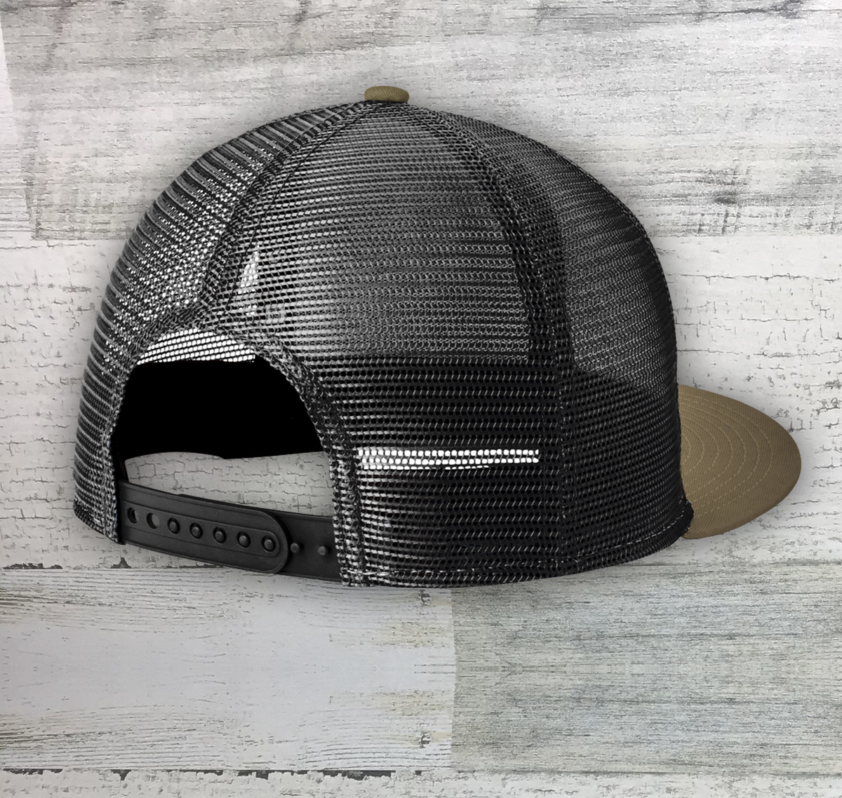 HD Big Buck - Flat Bill - Leather Patch - New Era® Standard Fit Snapback Trucker Cap (Copy)